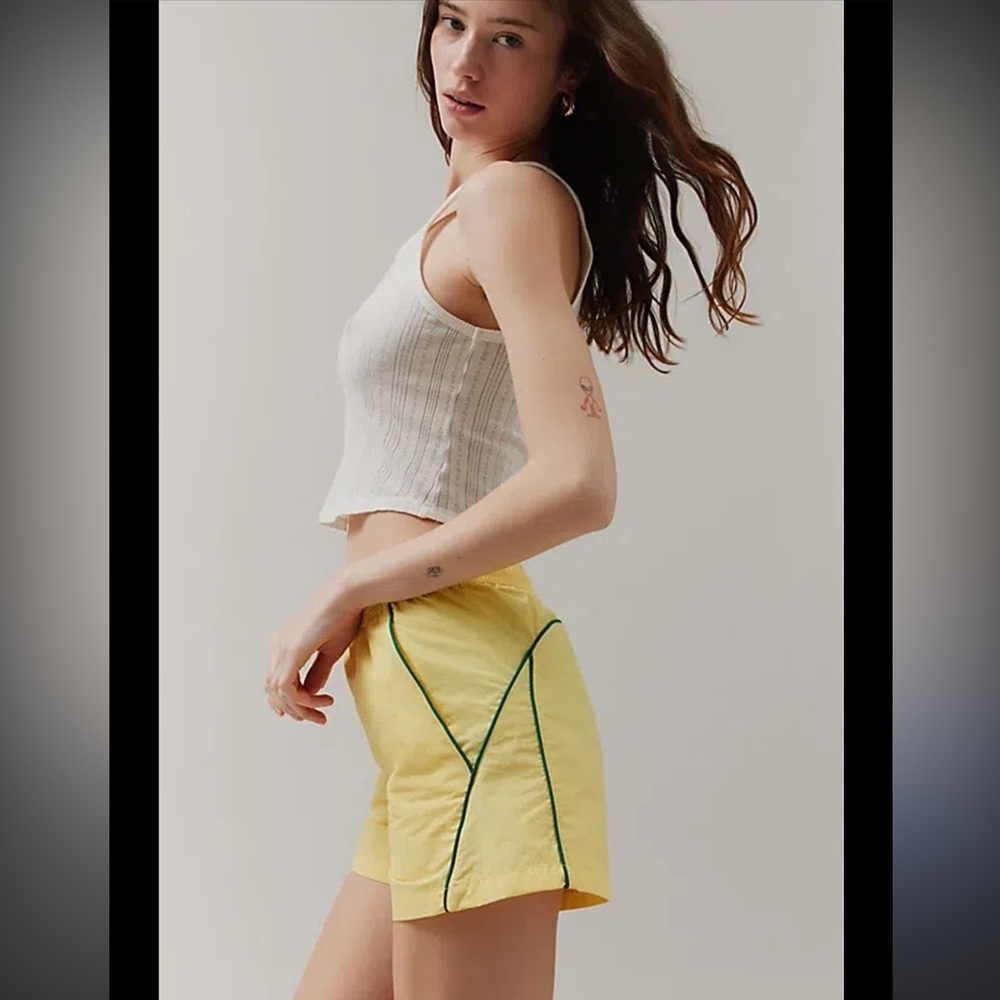 New BDG Jess Nylon Track Shorts Small X-Large